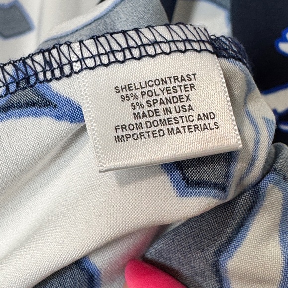 Charles Henry Navy and White Floral wrap Dress size M long sleeve knee length‎ - Picture 6 of 7